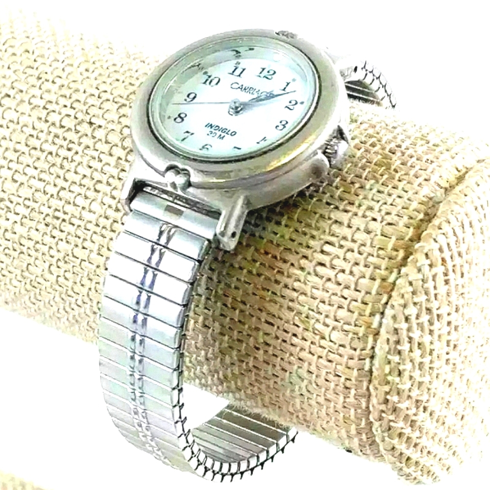 VINTAGE TIMEX INDIGLO LARGE #S STRETCH WATCH